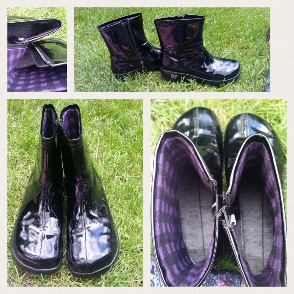 Alegria Patent Booties